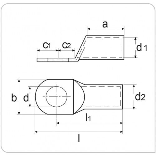 ŞAFAK Kablo pabucu Kalay kaplı