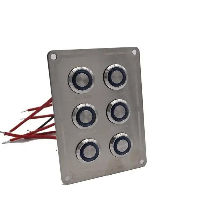 BFY 6 'lı Krom Switch Paneli